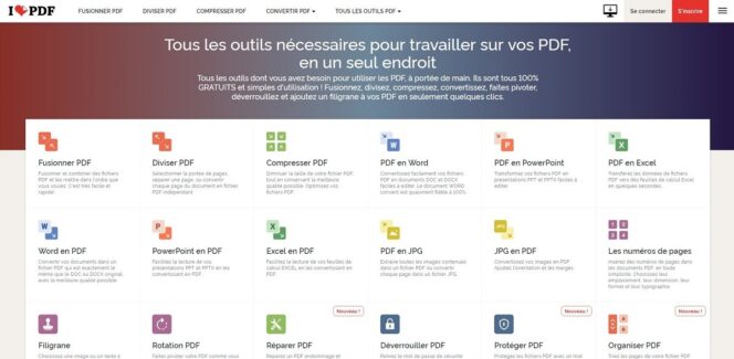 Ilovepdf Une Appli Mobile Et Web Pour Editer Un Pdf Convertir Fusionner Proteger Reparer Bdm