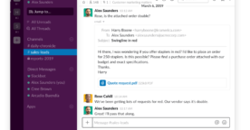 Connectez Slack à Office 365 pour gérer votre agenda, transférer vos emails, lire un document…