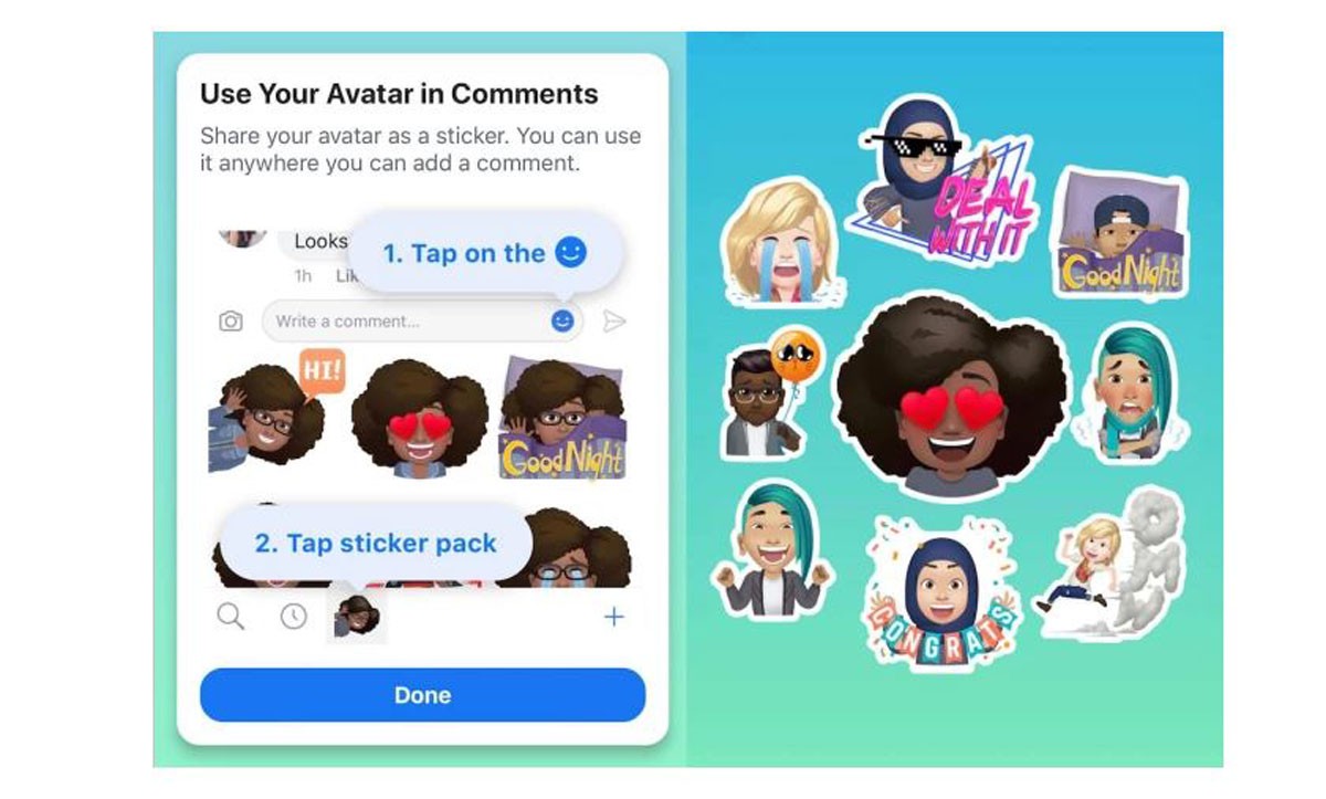 Facebook Avatars La Copie Conforme Des Bitmojis De Snapchat Bdm