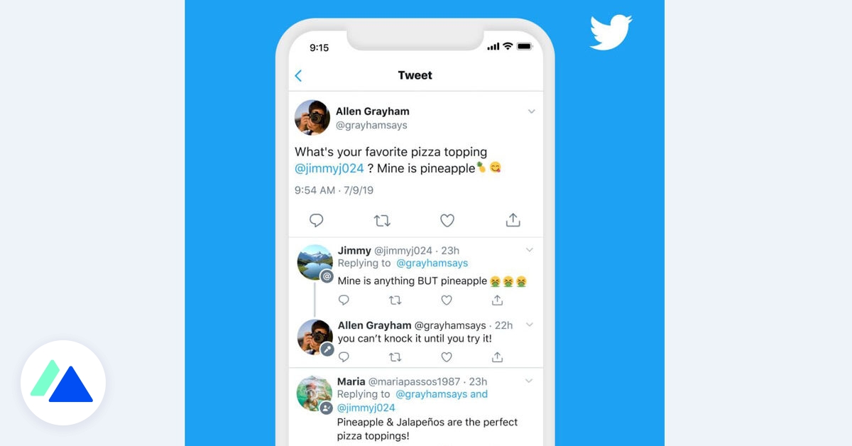 Twitter : des icônes dans les conversations pour mieux distinguer les ...