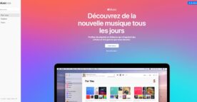 Lancement d’Apple Music sur le web