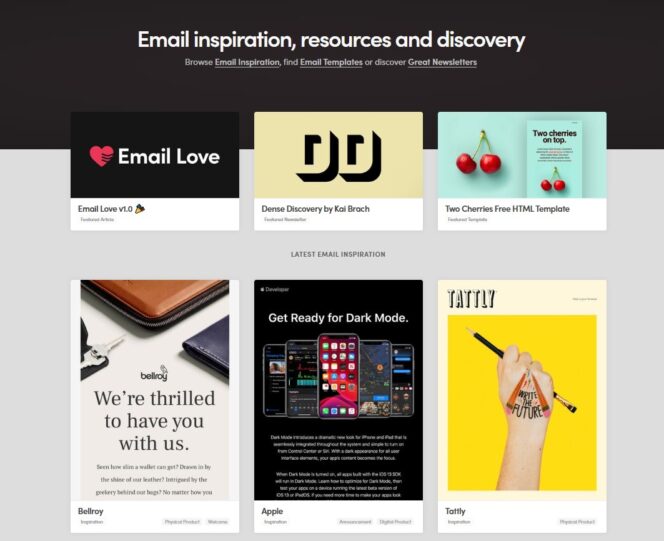 Email Love : les meilleurs modèles d’emailing pour trouver l’inspiration