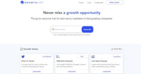 GrowthList, des ressources et des conseils pour votre growth hacking
