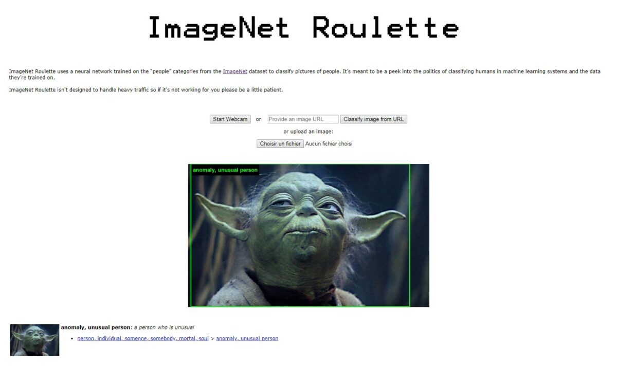 imagenet-roulette
