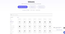 Unicons : une bibliothèque gratuite d’icônes vectorielles