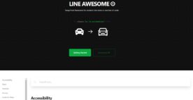 Line Awesome : 1 400 icônes modernes, gratuites et open source