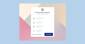 Dropbox lance son service gratuit de transfert de fichiers