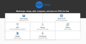 PDFZero : l’outil ultime pour éditer, supprimer, séparer, compresser et fusionner vos PDF