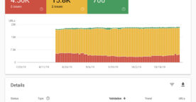 Le rapport de vitesse est disponible dans Search Console