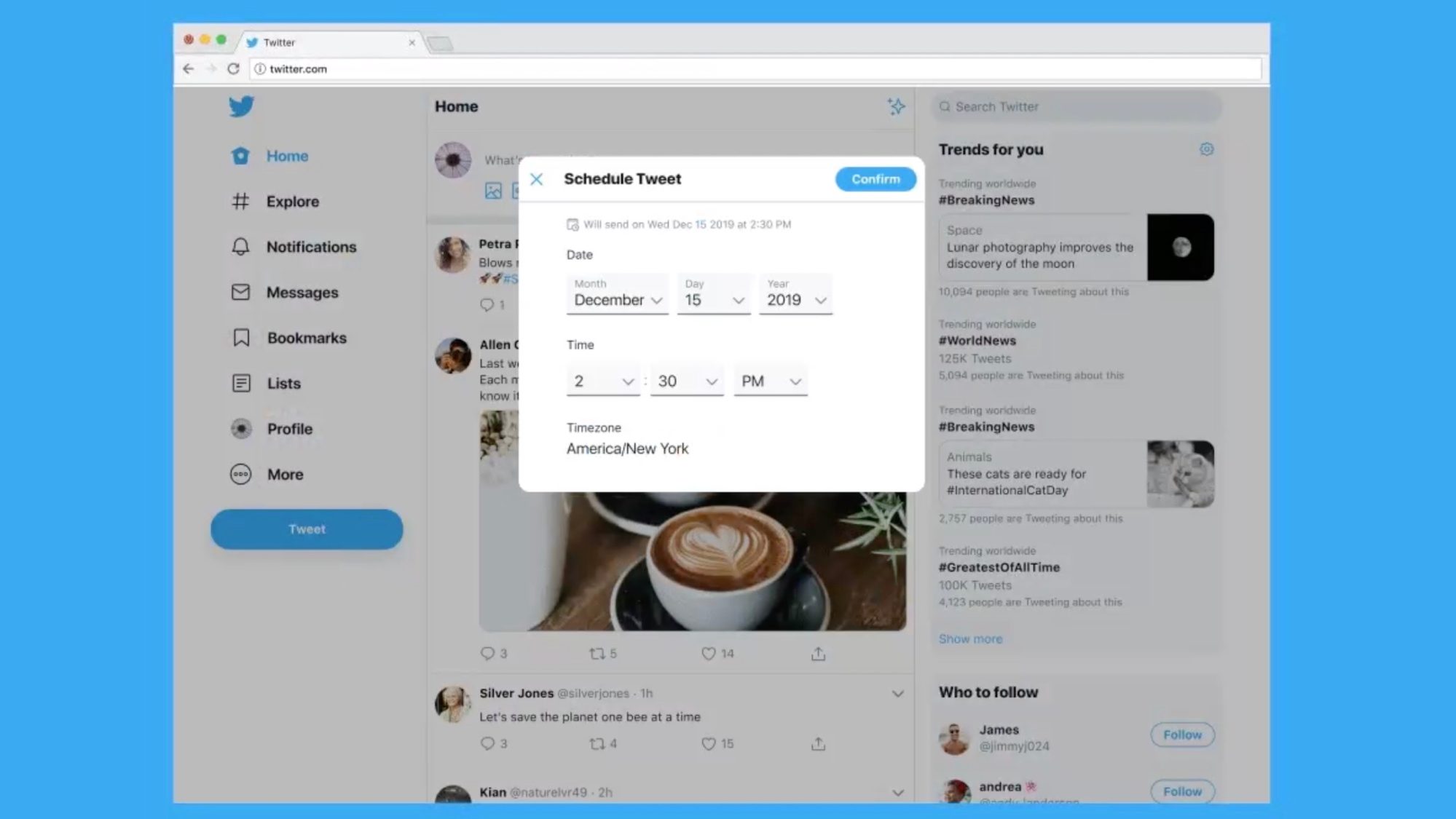 Twitter Teste Enfin La Programmation Des Tweets Sur La Version Web Bdm