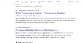 Google change le design de ses SERP sur desktop