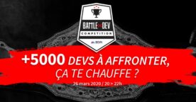 Affrontez plus de 5 000 développeurs en live à la BattleDev du 26 mars