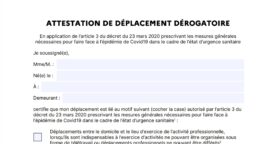 Covid-19 : l’attestation de déplacement sur smartphone à partir du lundi 6 avril