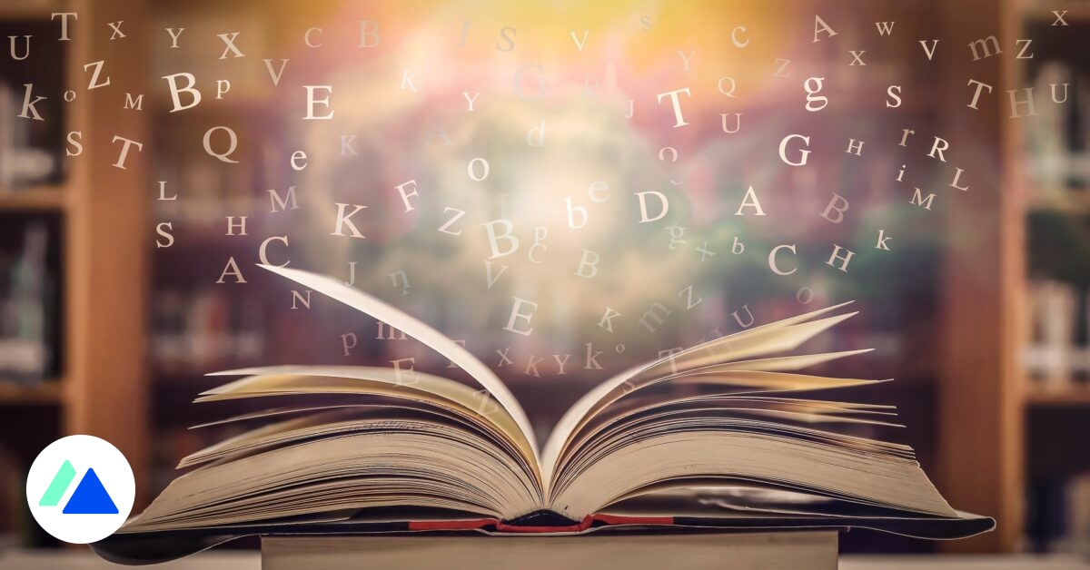 The concept of education by planting a tree of knowledge in the opening of an old book in the library and the magical magic of light that flies to the destination of success. Beautiful background