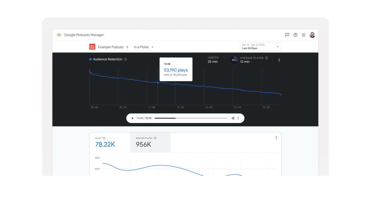 Google podcast manager
