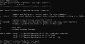 Pour récupérer des fichiers supprimés, Microsoft lance Windows File Recovery