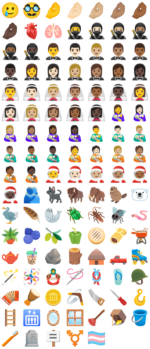 DΓ©couvrez les 117 nouveaux emojis Android