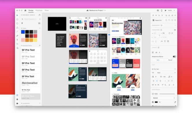 adobe xd design