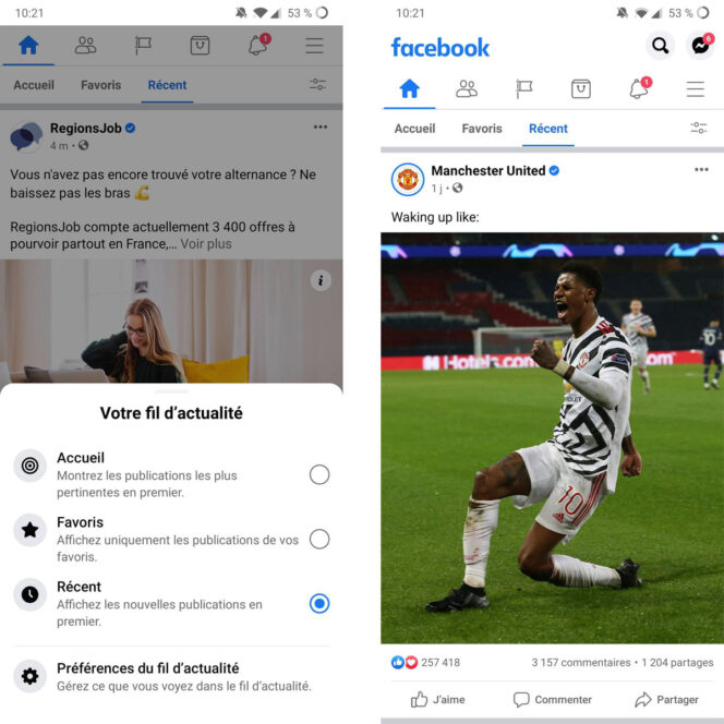 Facebook : Le Fil D’actualité Dans L’ordre Chronologique Est De Retour ...