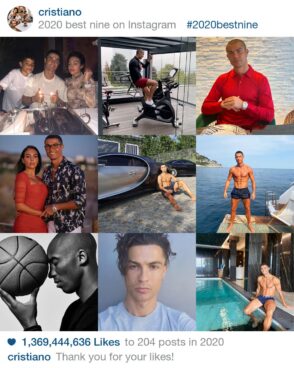Instagram : le montage de vos 9 meilleures photos de l’année 2020