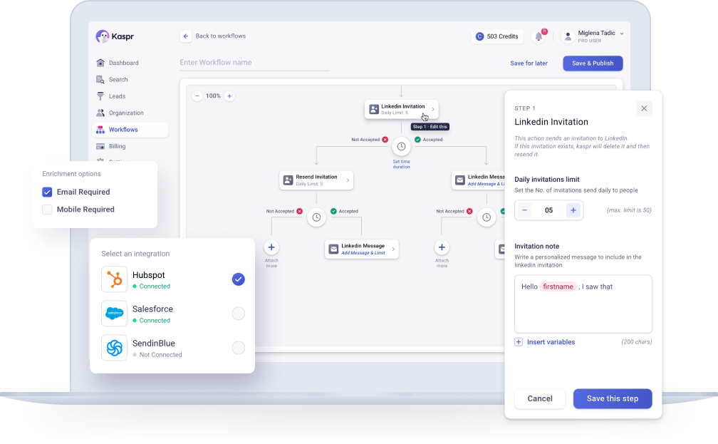 Kaspr : l’outil pour automatiser sa prospection sur LinkedIn