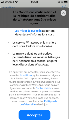 WhatsApp Politique Confidentialite - Senenews - Actualité au Sénégal, Politique, Économie, Sport