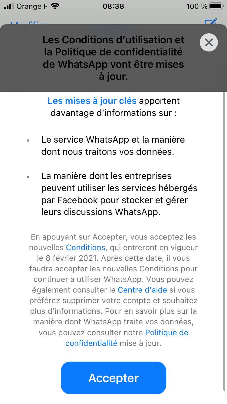 Difference Entre Bloquer Et Supprimer Sur Whatsapp WhatsApp va contraindre les utilisateurs à partager leurs données avec