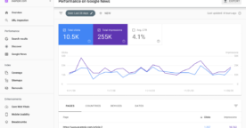 Un nouveau rapport Google Actualités sur Search Console