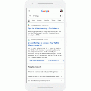 Google permet d’obtenir plus d’informations sur un résultat de recherche