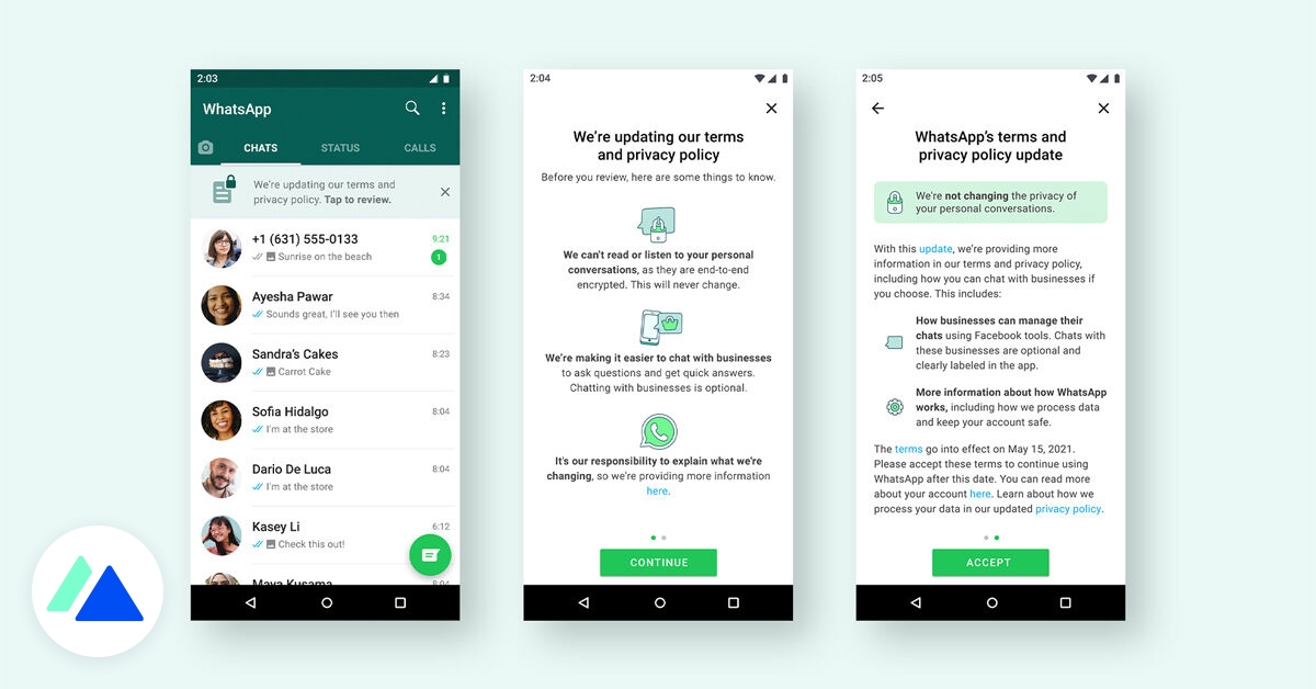 CONDITIONS D UTILISATION WHATSAPP visual data 6