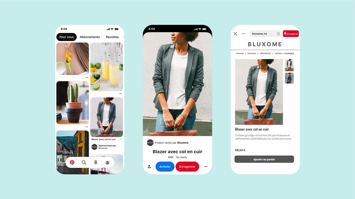 Pinterest Shopping Épingles Produit