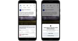 Facebook veut encourager à lire les articles avant de les partager