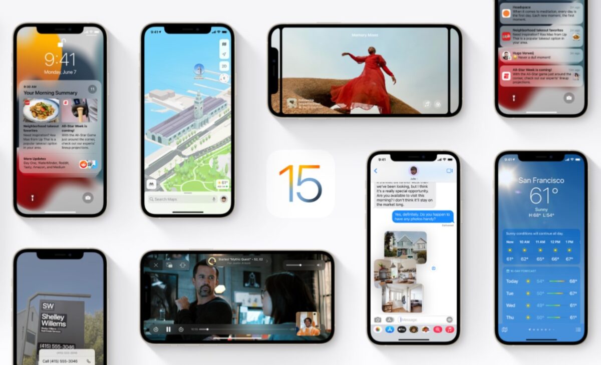 iphone x support ios 15