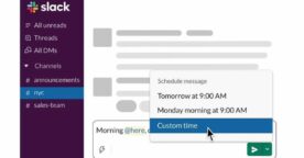 Slack : comment programmer un message ?