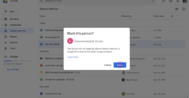 Google Drive : comment bloquer des utilisateurs ?