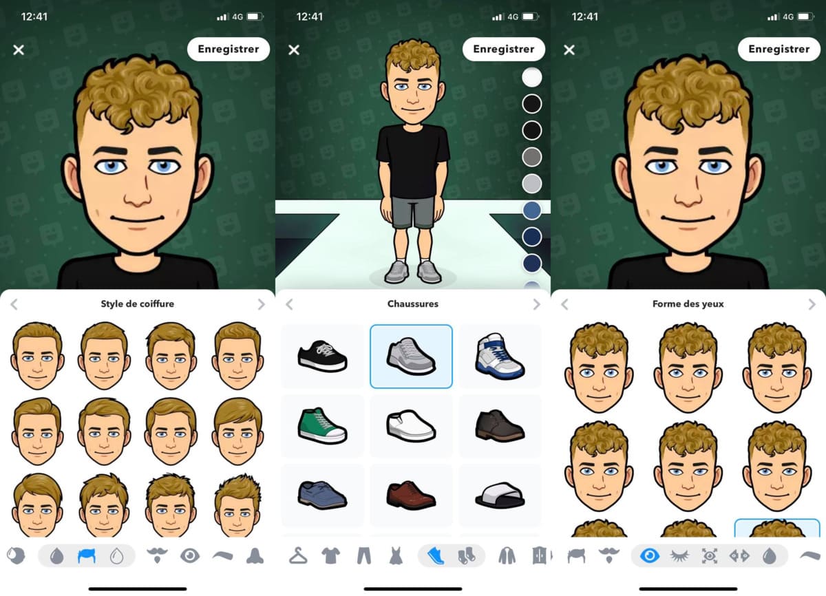 Snapchat comment créer et modifier son Bitmoji