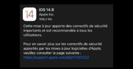 iPhone : la mise à jour 14.8 corrige une faille de sécurité importante