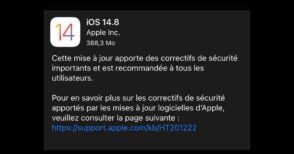 iPhone : la mise à jour 14.8 corrige une faille de sécurité importante
