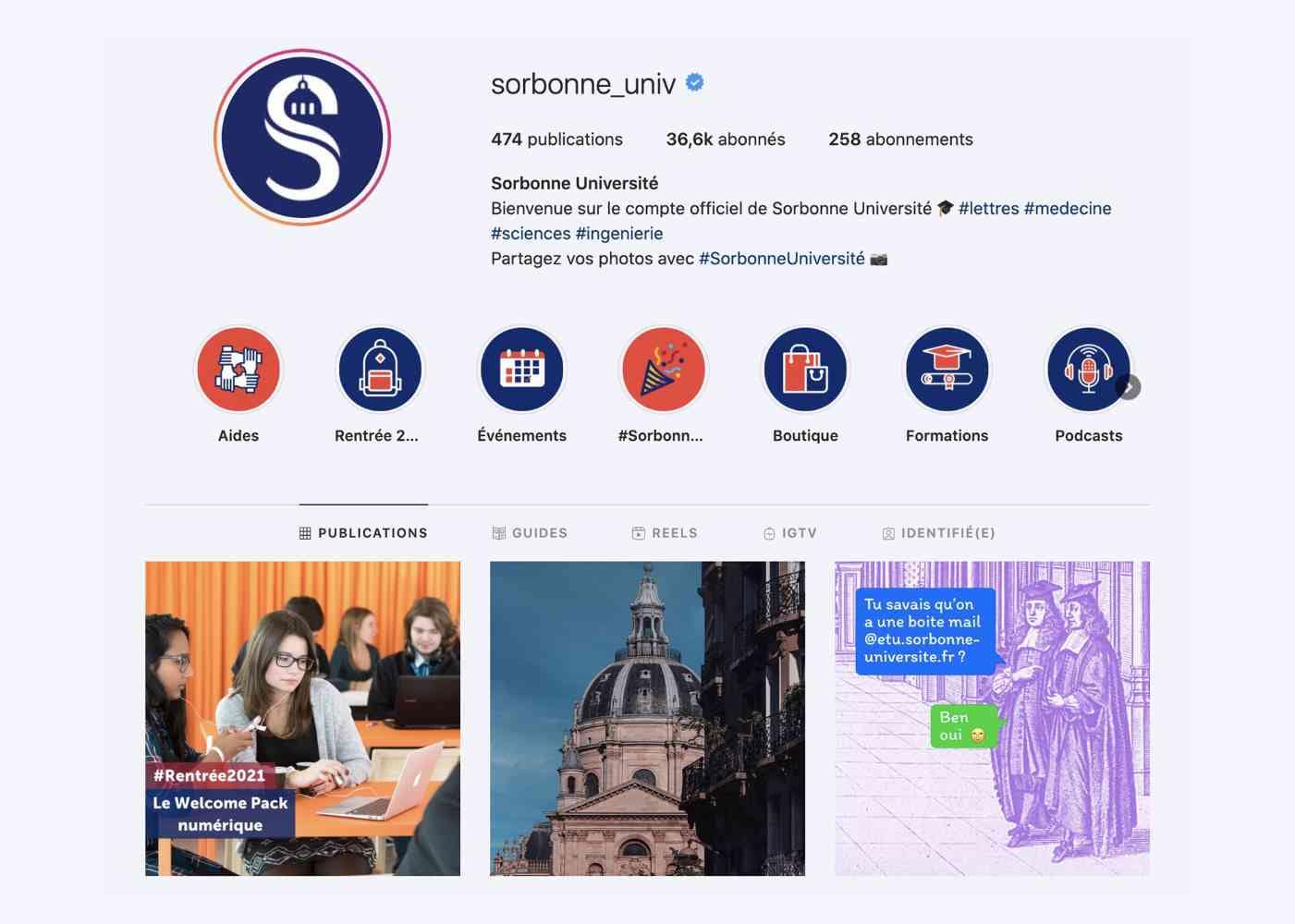 Interview: the social media strategy of Sorbonne University