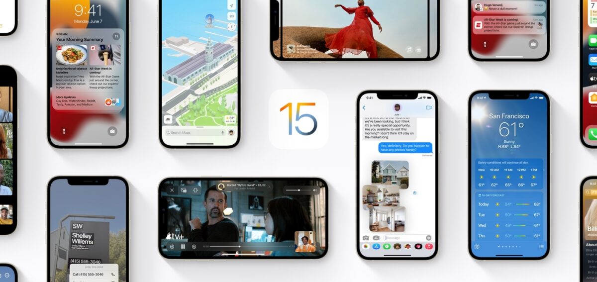 ios 15 homre