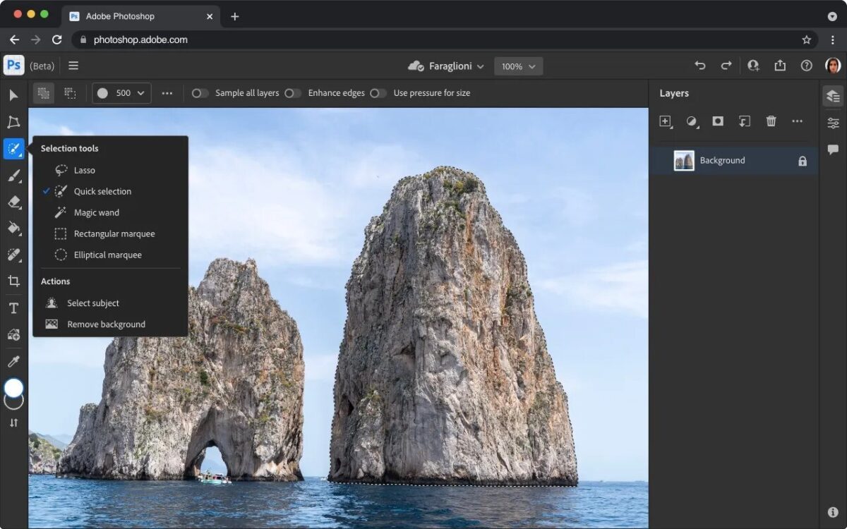Photoshop-on-web