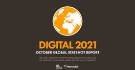 Les chiffres clés d’Internet et des réseaux sociaux dans le monde en octobre 2021