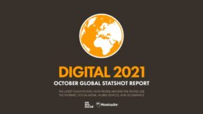 Les chiffres clés d’Internet et des réseaux sociaux dans le monde en octobre 2021