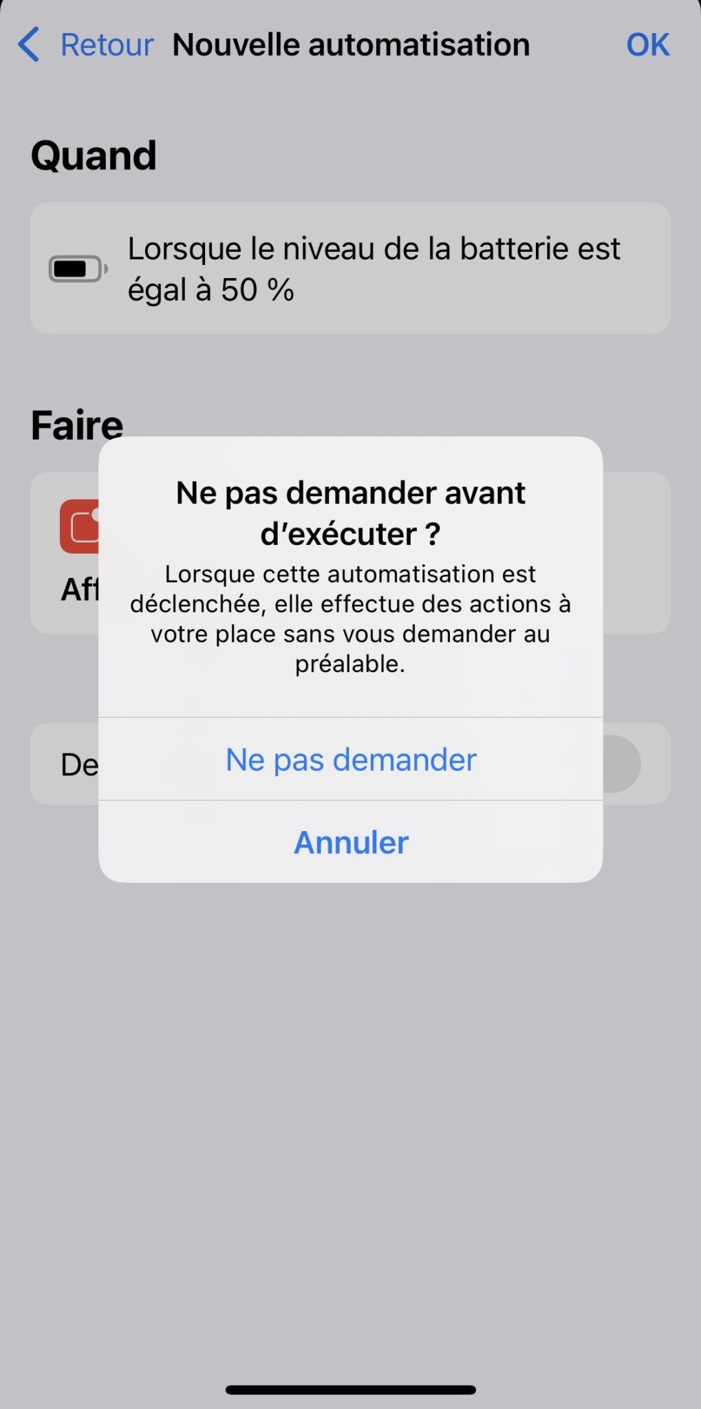 comment se mettre une alerte sur iphone