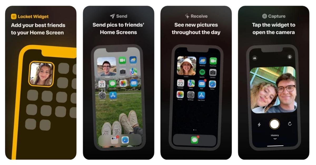 Locket : le widget sur iPhone qui permet d'envoyer des photos sur l'écran  d'accueil de vos proches