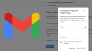Gmail : comment activer une réponse automatique pour un compte inactif
