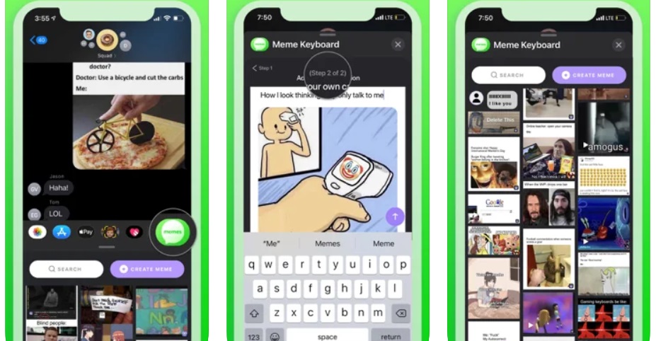 Meme Keyboard GIF Memes Maker