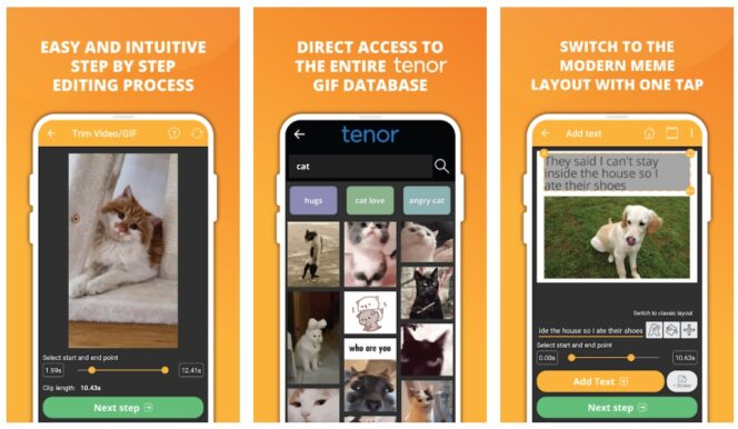 Video and GIF Memes application meme mobile