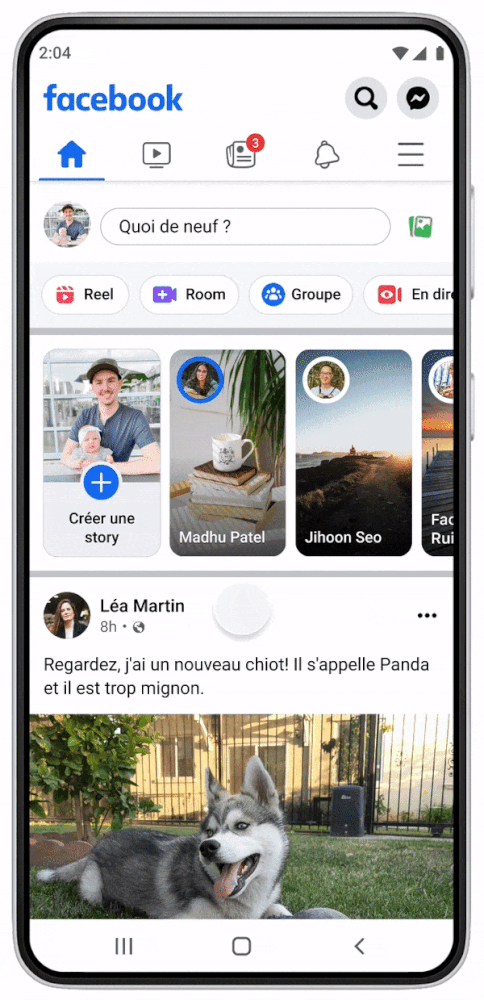 facebook-news-interface