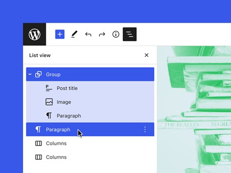 WordPress-6-0-improvement-ergonomics-view-list-page-in-progress-editing